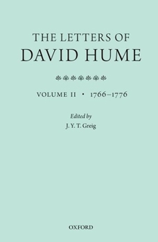 Paperback The Letters of David Hume: Volume 2 Book