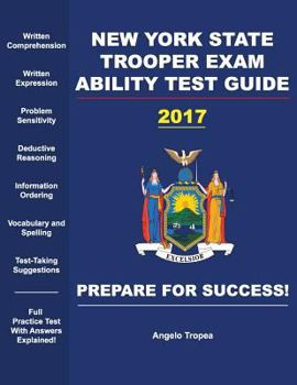 Paperback New York State Trooper Exam Ability Test Guide Book