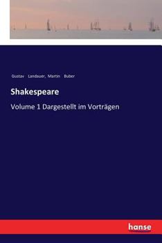 Paperback Shakespeare: Volume 1 Dargestellt im Vorträgen [German] Book