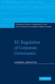 EC Regulation of Corporate Governance - Book  of the International Corporate Law and Financial Market Regulation