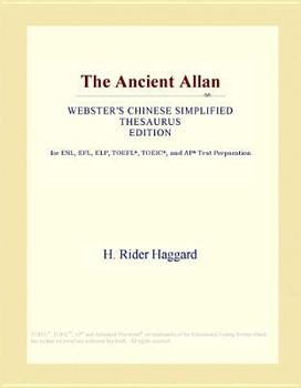 Hardcover The Ancient Allan (Webster's Chinese Simplified Thesaurus Edition) Book