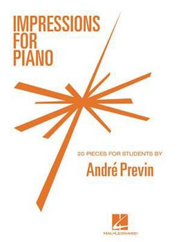 Paperback Impressions for Piano: 20 Pieces for Students by Andre Previn Book