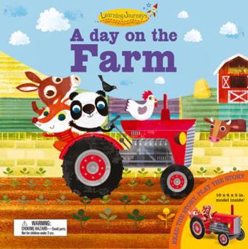 Hardcover A Day on the Farm: Read the Story, Play the Story Book