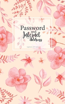 internet address and password logbook with tabs: This is a great way to keep your passwords Usernames  Internet Websites login  with tabs alphabetical A-Z