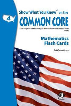 Paperback SWYK on the Common Core Math Flash Cards, Grade 4 Book