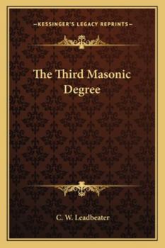 Paperback The Third Masonic Degree Book