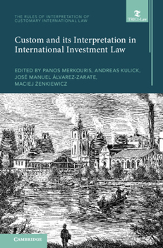 Hardcover Custom and Its Interpretation in International Investment Law: Volume 2 Book