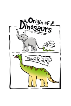 Paperback Origin Of Dinosuar: 6x9 Science Journal & Notebook 5x5 Graph Paper Gift For A Paleontologist Book
