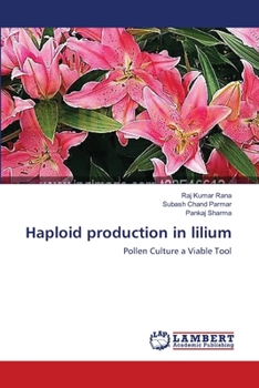 Paperback Haploid production in lilium Book