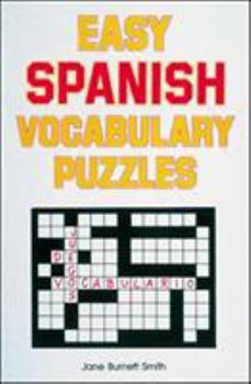 Paperback Easy Spanish Vocabulary Puzzles Book