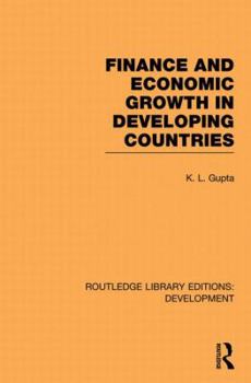 Paperback Finance and Economic Growth in Developing Countries Book