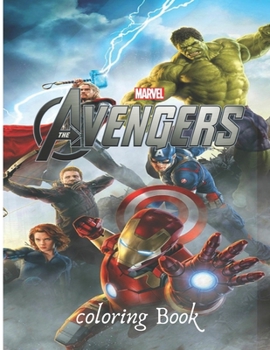 Paperback Marvel Coloring Book: latest high quality images of MARVEL for adults and kids Book