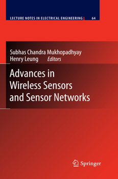 Hardcover Advances in Wireless Sensors and Sensor Networks Book