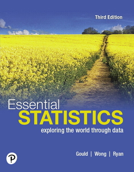 Printed Access Code Mylab Statistics with Pearson Etext -- Access Card -- For Essential Statistics (18-Weeks) Book