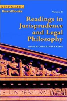 Paperback Readings in Jurisprudence and Legal Philosophy: Vol. II Book