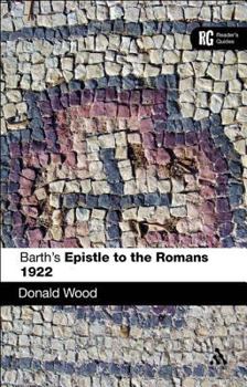 Hardcover Barth's Epistle to the Romans 1922 Book