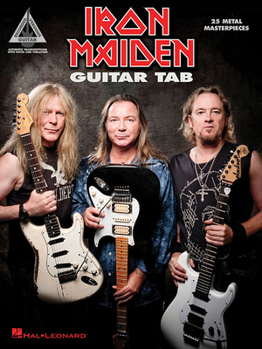 Paperback Iron Maiden - Guitar Tab: 25 Metal Masterpieces Book