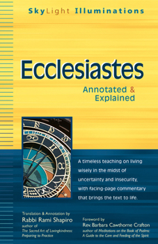 Paperback Ecclesiastes: Annotated & Explained Book