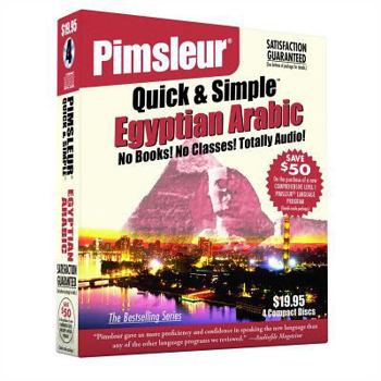Audio CD Pimsleur Arabic (Egyptian) Quick & Simple Course - Level 1 Lessons 1-8 CD: Learn to Speak and Understand Egyptian Arabic with Pimsleur Language Progra Book