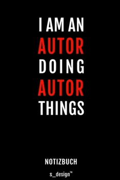 Notizbuch für Autoren / Autor / Autorin: Originelle Geschenk-Idee [120 Seiten gepunktet Punkte-Raster blanko Papier] (German Edition)