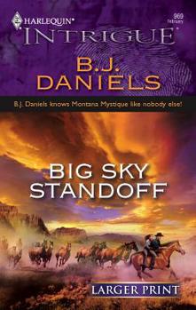 Mass Market Paperback Big Sky Standoff [Large Print] Book