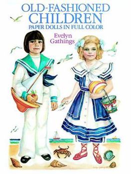 Paperback Old-Fashioned Children Paper Dolls Book