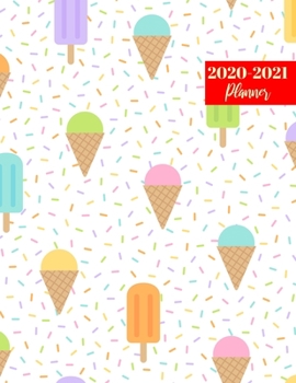 2020-2021 Planner: Cute Daily, Weekly & Monthly Organizer & Diary - 2 Year Appointment Calendar, Business Planners, Agenda Schedule Logbook and Journal