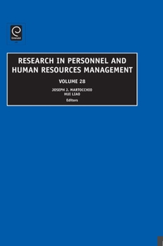 Hardcover Research in Personnel and Human Resources Management Book