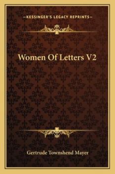 Paperback Women Of Letters V2 Book