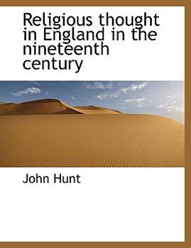 Paperback Religious Thought in England in the Nineteenth Century Book