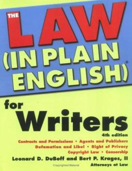 Paperback The Law (in Plain English)(R) for Writers Book