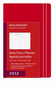 Calendar Moleskine Daily Diary/Planner, Red, Hard Cover, Pocket Book