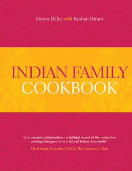 Hardcover Indian Family Cookbook Book