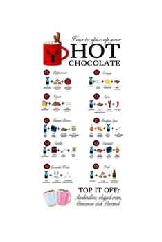 Notebook: Cocoa Hot Chocolate Coffee Caramel sweet gift 120 Pages, 6x9 Inches, Graph Paper