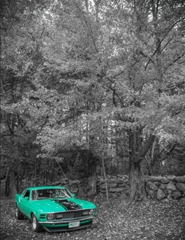 Paperback Composition Book: Mustang Composition Book 8.5 x 11 Wide Ruled Line Paper with 200 pages (100 sheets) Book