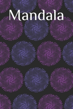 Paperback Mandala: Dot Grid Journal or Notebook (6x9 inches) with 120 Pages Memo Pad Notizbuch Book