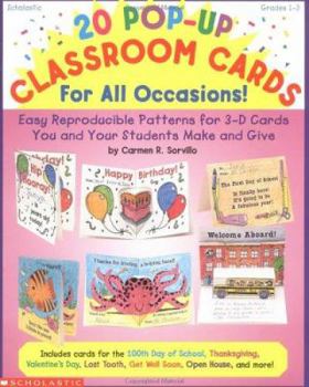 Paperback 20 Pop-Up Classroom Cards for All Occasions [With 20] Book