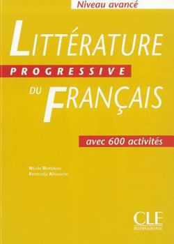 Paperback Litterature Progressive Du Francais: Niveau Avance [French] Book