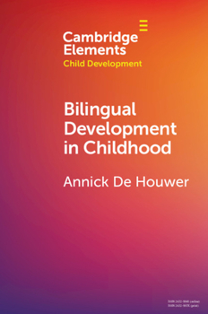 Paperback Bilingual Development in Childhood Book