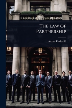 Paperback The law of Partnership Book