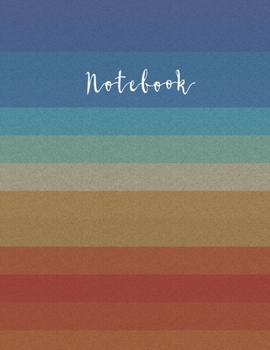 Notebook: Beautiful Multicolored Composition Notebook Colorful Design Back to School – Classic Beautiful Rainbow Workbook for Teens Kids Students ... Writing Notes- Large College Ruled 110 Pages