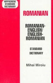 Paperback Romanian/English-English/Romanian Standard Dictionary [Large Print] Book