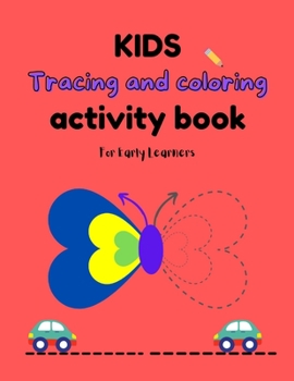Paperback Kids Tracing And Coloring Activity Book
