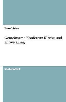 Paperback Gemeinsame Konferenz Kirche und Entwicklung [German] Book