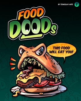 Paperback Food Doods: The Food Monsters Coloring Book