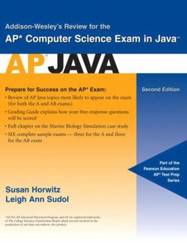 Paperback Addison-Wesley's Review for the AP Computer Science Exam in Java Book