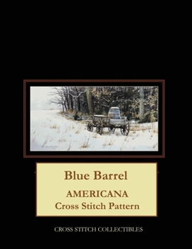 Paperback Blue Barrel: Americana Cross Stitch Pattern Book