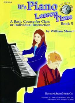 Paperback It's Piano Lesson Time - Book 5 Book