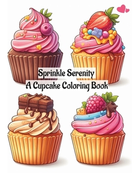 Paperback Sprinkle Serenity: A Cupcake Coloring Book