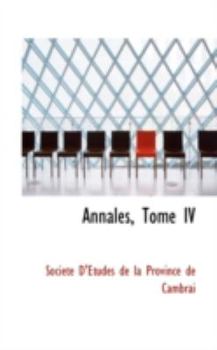 Paperback Annales, Tome IV Book